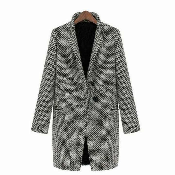 Women's Wool & Blends Warm Wool Cotton Women's Wool Blends Women Winter Leather Women's Wool & blends Warm Soft Coat